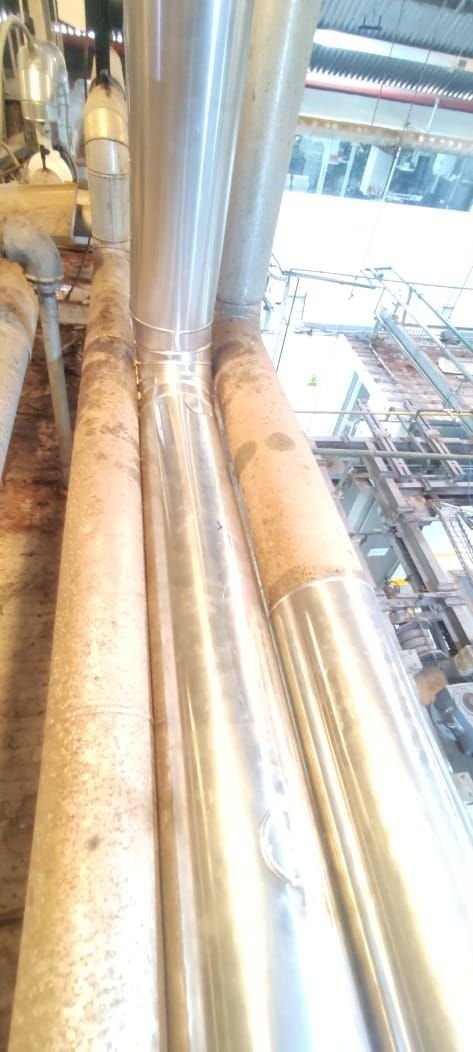 Aislamiento térmico de tuberías de etilenglicol – El Tunal, C.A.
