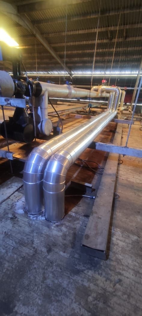 Aislamiento térmico de tuberías de etilenglicol – El Tunal, C.A.
